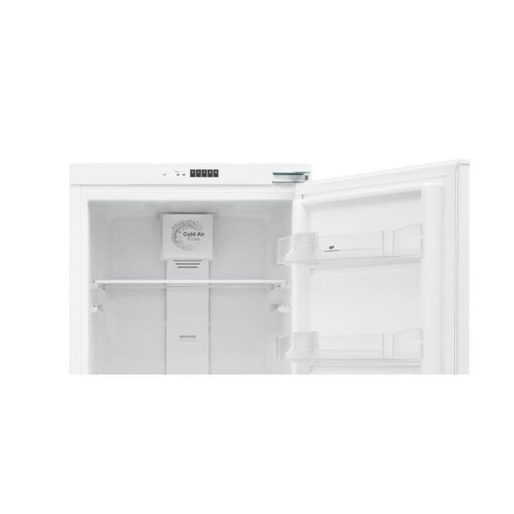 Réfrigérateur encastrable tout utile CONTINENTAL EDISON 294L - Froid brassé - Classe D - L54 cm x H177 cm x P54,5 cm - Blanc Réfrigérateur encastrable tout utile CONTINENTAL EDISON 294L - Froid brassé - Classe D - L54 cm x H177 cm x P54,5 cm - Blanc