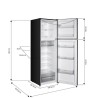 Réfrigérateur congélateur haut CONTINENTAL EDISON - 247L - Total N