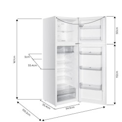 Réfrigérateur congélateur haut -247L - Total No Frost(Sans givre) -