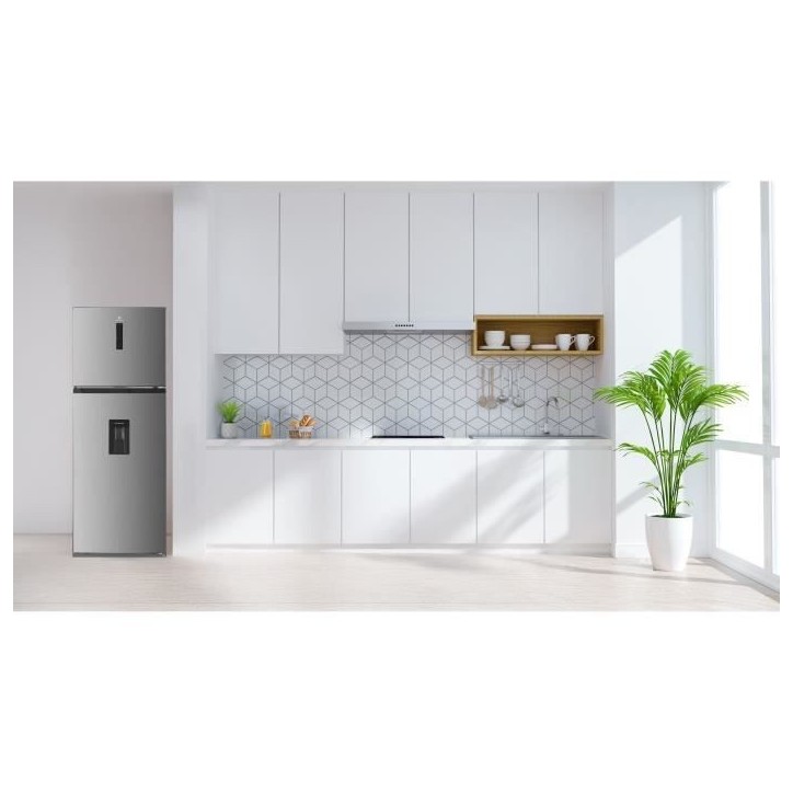Réfrigérateur congélateur haut - CONTINENTAL EDISON - 413L - Total No Frost(Sans givre) - inox - L70 cm x H 178 cm Réfrigérateur congélateur haut - CONTINENTAL EDISON - 413L - Total No Frost(Sans givre) - inox - L70 cm x H 178 cm