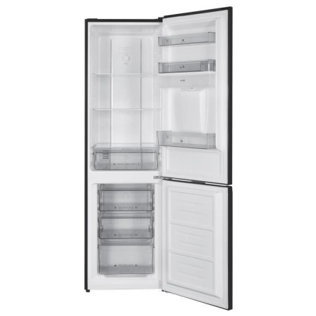 Réfrigérateur congélateur bas CONTINENTAL EDISON - 251L -Total No Frost(Sans givre) - Noir - L 55 cm x H 180 cm