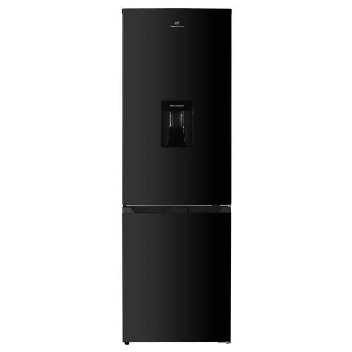 Réfrigérateur congélateur bas 251L - CONTINENTAL EDISON - Total No Frost(Sans givre) - Noir - Classe D - L 55 cm x H 180 cm