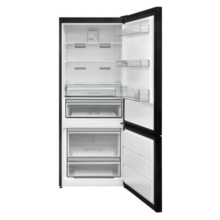 Réfrigérateur congélateur bas - CONTINENTAL EDISON - CEFC428NFBD - 427 L - Classe D - 70 x 71,2 x 173 cm - Noir Réfrigérateur congélateur bas - CONTINENTAL EDISON - CEFC428NFBD - 427 L - Classe D - 70 x 71,2 x 173 cm - Noir