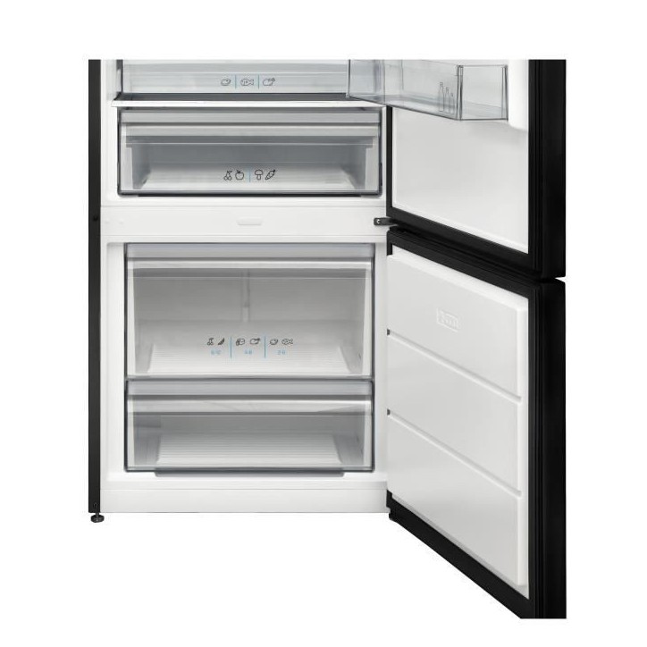 Réfrigérateur congélateur bas - CONTINENTAL EDISON - CEFC428NFBD - 427 L - Classe D - 70 x 71,2 x 173 cm - Noir Réfrigérateur congélateur bas - CONTINENTAL EDISON - CEFC428NFBD - 427 L - Classe D - 70 x 71,2 x 173 cm - Noir