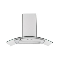 Hotte décorative Continental Edison - L60 cm - inox verre