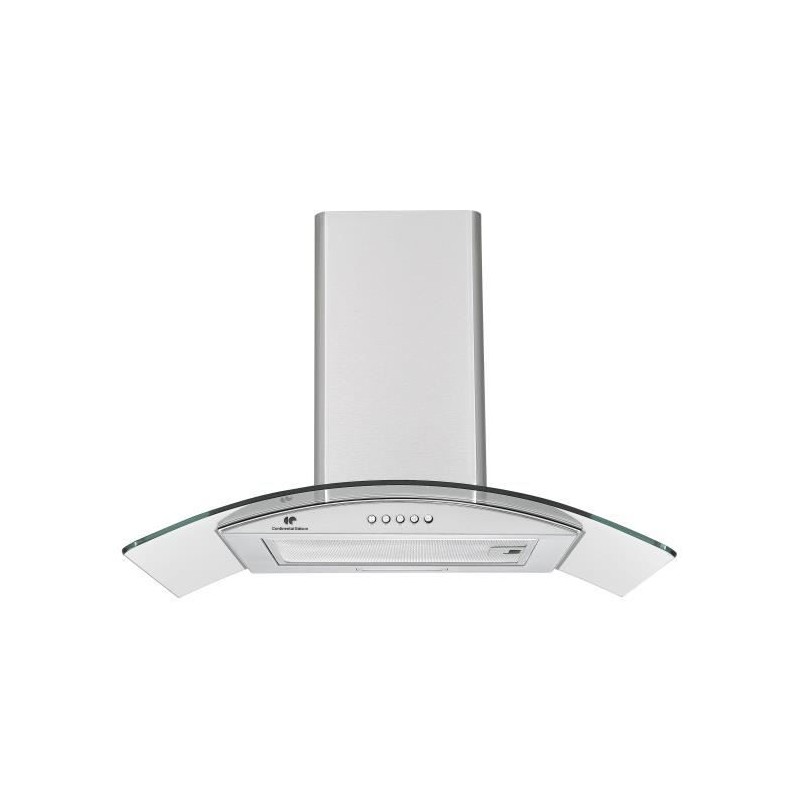 Hotte décorative Continental Edison - L60 cm - inox verre Hotte décorative Continental Edison - L60 cm - inox verre