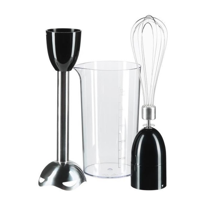 Mixeur plongeant CONTINENTAL EDISON CEHB01 Noir - 400W - Verre doseur 550 ml - 2 vitesses