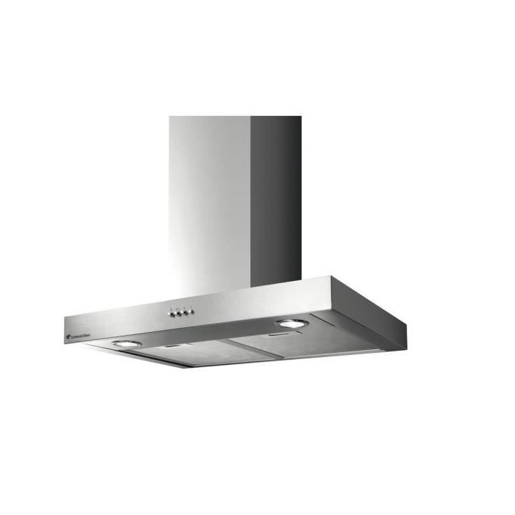 Hotte décorative inox CONTINENTAL EDISON CEHD6058S - 60 cm