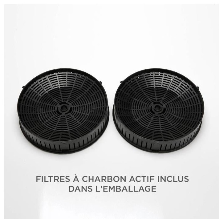 Hotte décorative noire - A - CONTINENTAL EDISON CEHD6065B - L60 cm Hotte décorative noire - A - CONTINENTAL EDISON CEHD6065B - L60 cm