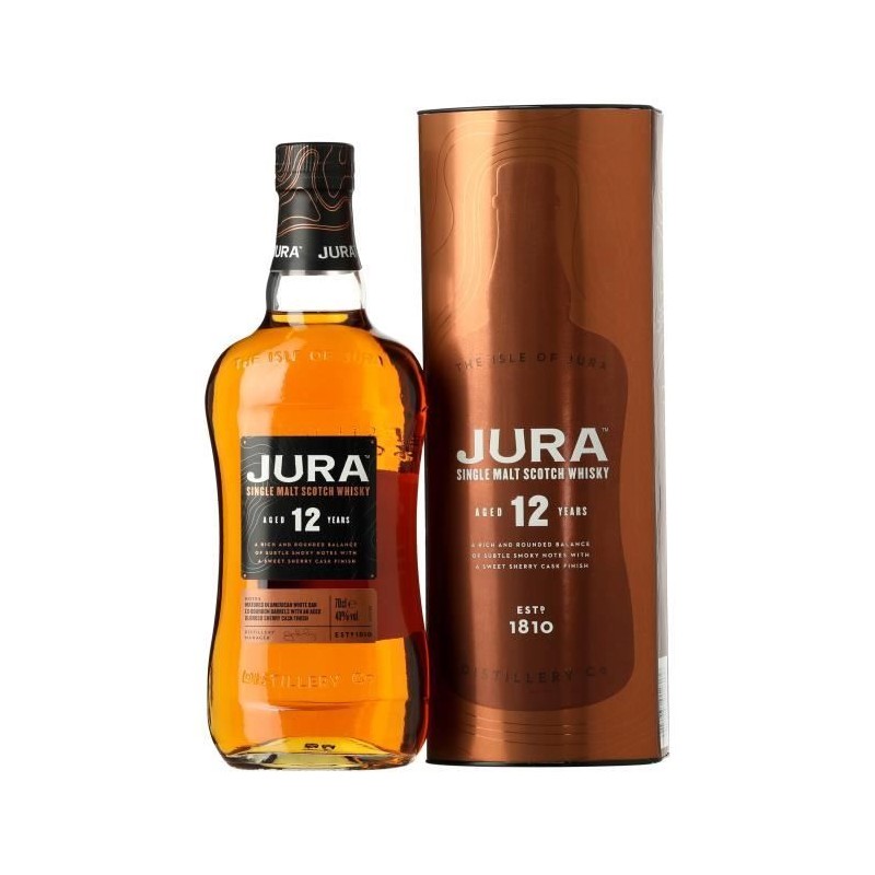 Jura 12 ans 70 cl etui Jura 12 ans 70 cl etui