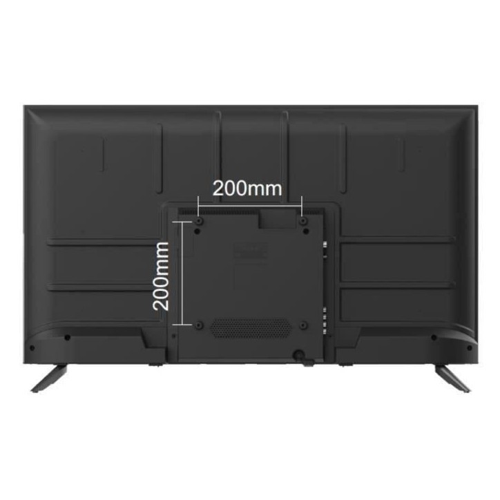 TV LED - CONTINENTAL EDISON - CELED40SVFHD25B6 - FHD 40“ (101 cm) - SMART VIDAA - 3xHDMI, 2xUSB - Noir