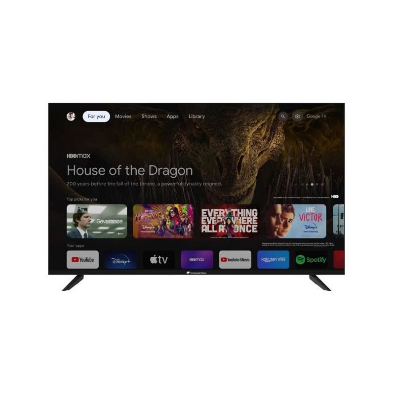 TV UHD 4K - CONTINENTAL EDISON - 55 (139 cm) - Smart Google - Wifi Blu TV UHD 4K - CONTINENTAL EDISON - 55 (139 cm) - Smart Google - Wifi Blu