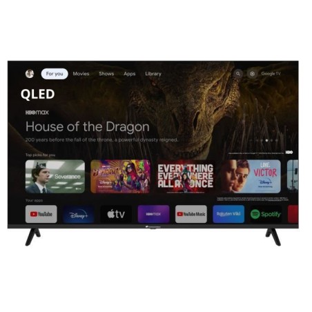 TV QLED UHD 4K - CONTINENTAL EDISON - 65 (164 cm) - Smart Google - Wif