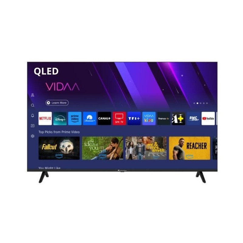 TV QLED UHD 4K - CONTINENTAL EDISON - 65 (164 cm) - Smart Vidaa - Wifi TV QLED UHD 4K - CONTINENTAL EDISON - 65 (164 cm) - Smart Vidaa - Wifi