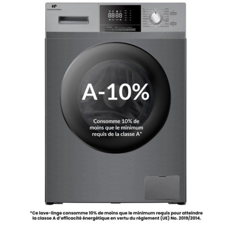 Lave-linge hublot - CONTINENTAL EDISON - CELL10140S3 - 10kg - Moteur i