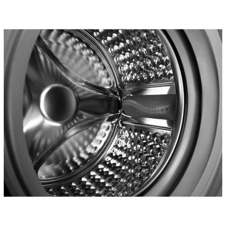 Lave-linge hublot - CONTINENTAL EDISON - CELL10140S3 - 10kg - Moteur induction - 60 cm - 1400 trs/min - Silver