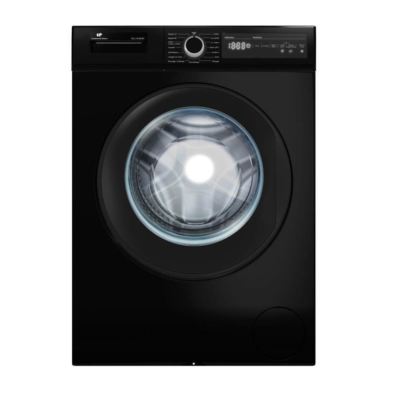 Lave-linge hublot CONTINENTAL EDISON CELL12140IBT - 12 kg - Largeur 59 Lave-linge hublot CONTINENTAL EDISON CELL12140IBT - 12 kg - Largeur 59