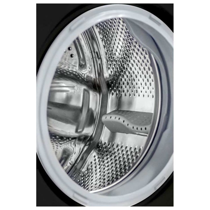 Lave-linge hublot CONTINENTAL EDISON CELL12140IBT - 12 kg - Largeur 59,6 cm - Classe A - 1400 trs/min - moteur induction - noir