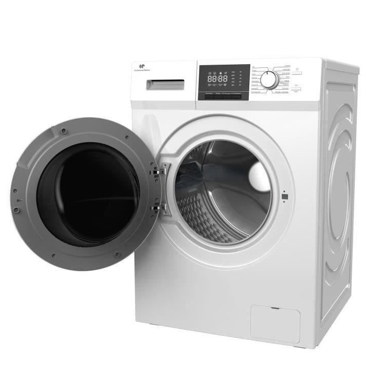 Lave-linge hublot - CONTINENTAL EDISON - CELL12140IWP - 12kg - Induction - 60 cm - 1400 trs/min - Blanc Lave-linge hublot - CONTINENTAL EDISON - CELL12140IWP - 12kg - Induction - 60 cm - 1400 trs/min - Blanc