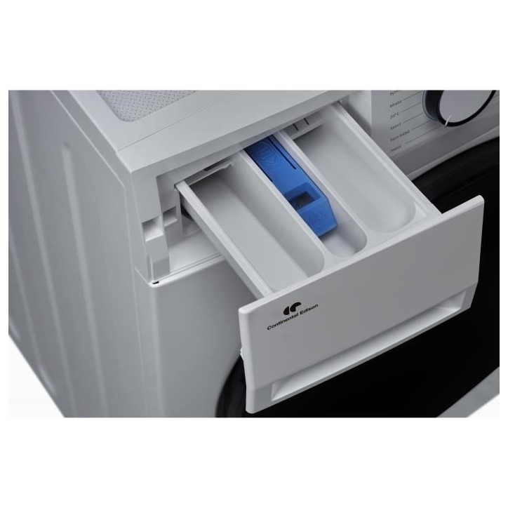 Lave-linge hublot CONTINENTAL EDISON CELL1214ISS -12kg - Largeur 60 cm - Classe A - 1400 trs/min - moteur induction - silver Lave-linge hublot CONTINENTAL EDISON CELL1214ISS -12kg - Largeur 60 cm - Classe A - 1400 trs/min - moteur induction - silver