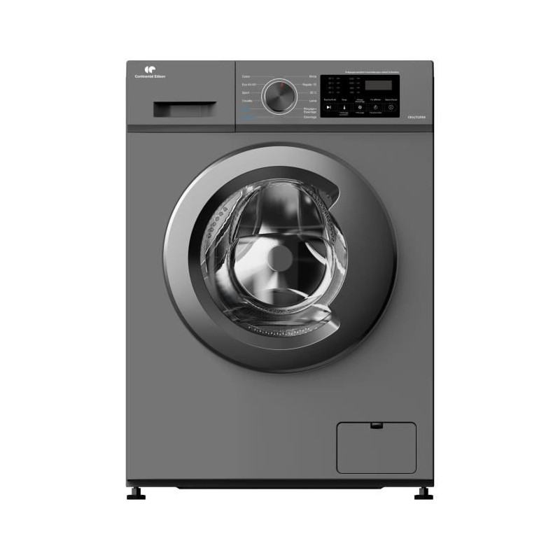 Lave-linge hublot - CONTINENTAL EDISON - CELL712IS3 - 7 kg - Induction Lave-linge hublot - CONTINENTAL EDISON - CELL712IS3 - 7 kg - Induction