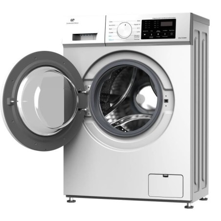 Lave-linge hublot - CONTINENTAL EDISON - CELL712IW3 - 7 kg - Induction - 60 cm - 1200 trs/min - Blanc