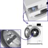 Lave-linge hublot - CONTINENTAL EDISON - CELL712IW3 - 7 kg - Induction