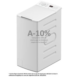 Lave-linge top - CONTINENTAL EDISON CELL712TW - 7 kg - Induction - 40
