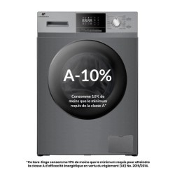 Lave-linge hublot - CONTINENTAL EDISON - CELL8140IS1 - 8kg - Moteur in