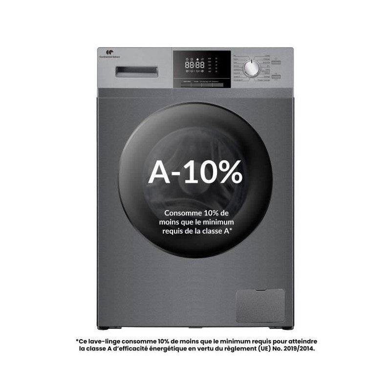 Lave-linge hublot - CONTINENTAL EDISON - CELL8140IS1 - 8kg - Moteur in Lave-linge hublot - CONTINENTAL EDISON - CELL8140IS1 - 8kg - Moteur in