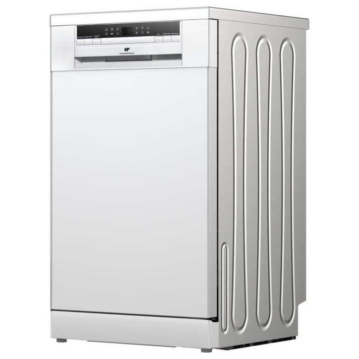 Lave-vaisselle pose libre - CONTINENTAL EDISON - CELV1145W - 11 couverts - 45 cm - 45 dB - Blanc Lave-vaisselle pose libre - CONTINENTAL EDISON - CELV1145W - 11 couverts - 45 cm - 45 dB - Blanc