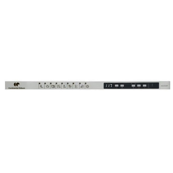 Lave-vaisselle encastrable CONTINENTAL EDISON - 14 couverts - Largeur 59,8 cm - Classe D - moteur induction - 42 dB - Blanc Lave-vaisselle encastrable CONTINENTAL EDISON - 14 couverts - Largeur 59,8 cm - Classe D - moteur induction - 42 dB - Blanc