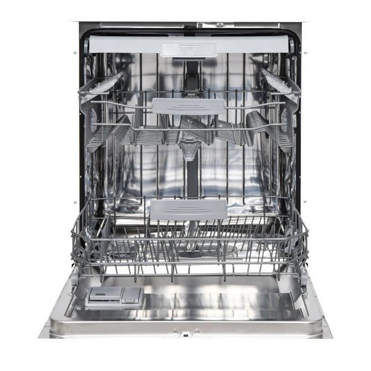 Lave-vaisselle pose libre CONTINENTAL EDISON - 15 couverts - Largeur 59,8 cm - Classe D - moteur induction - 39 dB - Blanc Lave-vaisselle pose libre CONTINENTAL EDISON - 15 couverts - Largeur 59,8 cm - Classe D - moteur induction - 39 dB - Blanc