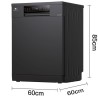 Lave-vaisselle pose-libre - CONTINENTAL EDISON - CELV1544IBP - 15 couv