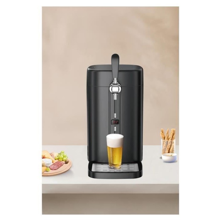 Tireuse a biere 5L - CONTINENTAL EDISON CEMB5B4 - Noir - 60 W - Compatible avec les fûts 5L Tireuse a biere 5L - CONTINENTAL EDISON CEMB5B4 - Noir - 60 W - Compatible avec les fûts 5L
