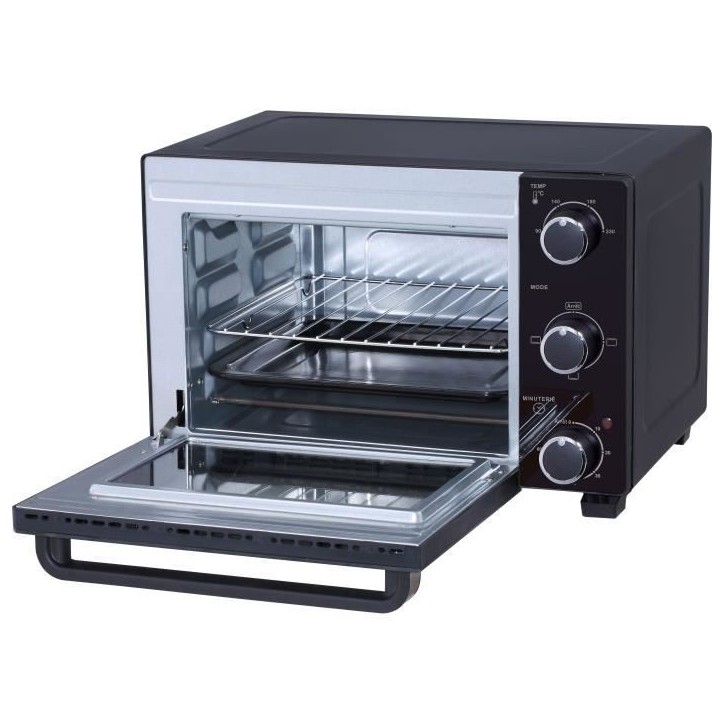 CONTINENTAL EDISON CEMF22B - Minifour électrique 22L noir - 1300W - Rotissoire, Convection naturelle CONTINENTAL EDISON CEMF22B - Minifour électrique 22L noir - 1300W - Rotissoire, Convection naturelle