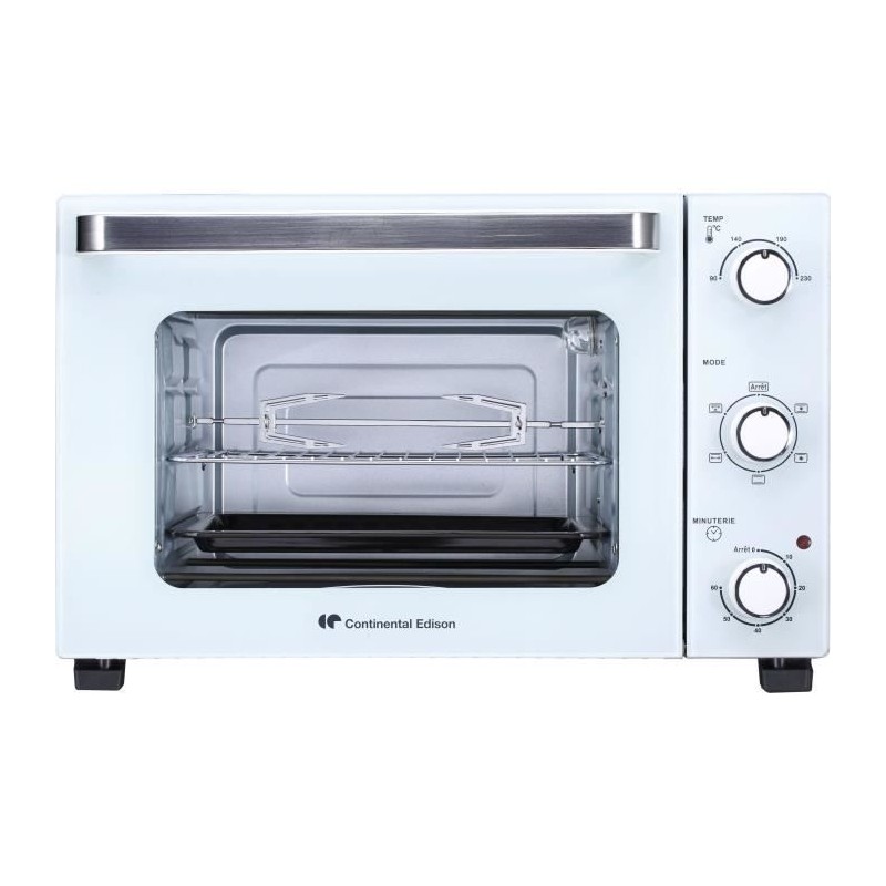 CONTINENTAL EDISON CEMF35W - Minifour électrique 35L blanc - 1500W - CONTINENTAL EDISON CEMF35W - Minifour électrique 35L blanc - 1500W -