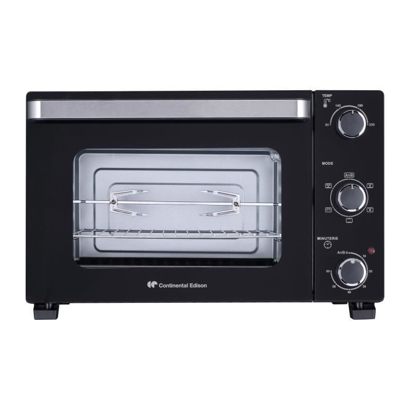 CONTINENTAL EDISON CEMF46B3 - Minifour électrique 46L noir - 1800W - CONTINENTAL EDISON CEMF46B3 - Minifour électrique 46L noir - 1800W -