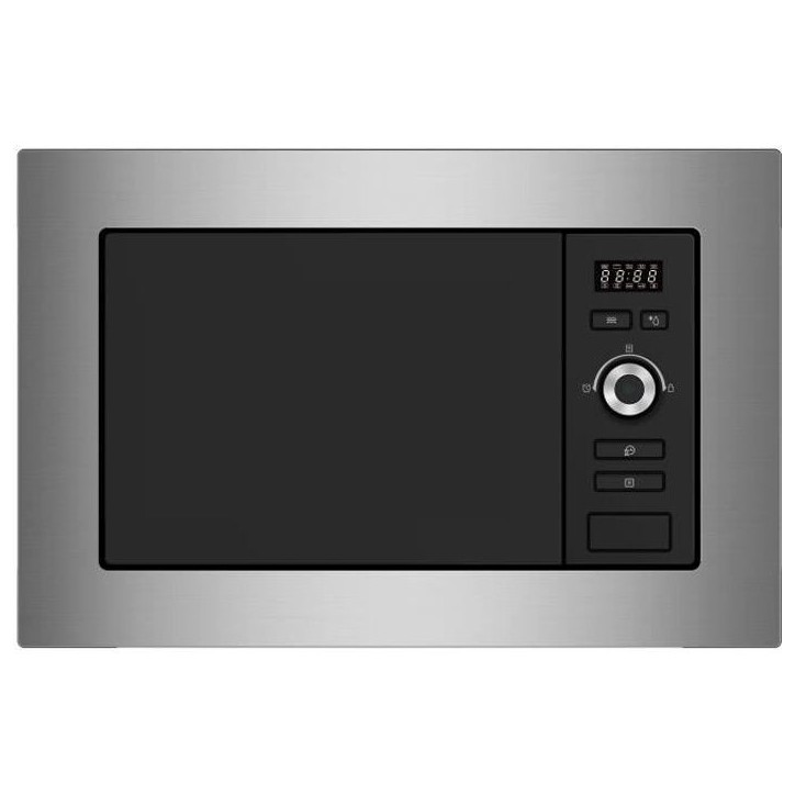 Four micro-ondes encastrable CONTINENTAL EDISON MO20IXES Noir et Inox L59,5 x 38,8 x P34,5 cm 20L Four micro-ondes encastrable CONTINENTAL EDISON MO20IXES Noir et Inox L59,5 x 38,8 x P34,5 cm 20L