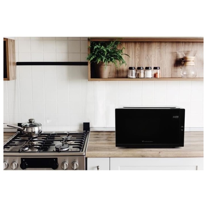 Micro-ondes - CONTINENTAL EDISON - CEMO23BG - Gril - Noir - 1280 W - L48 x H29,3 x P33,7 cm - 23 L Micro-ondes - CONTINENTAL EDISON - CEMO23BG - Gril - Noir - 1280 W - L48 x H29,3 x P33,7 cm - 23 L