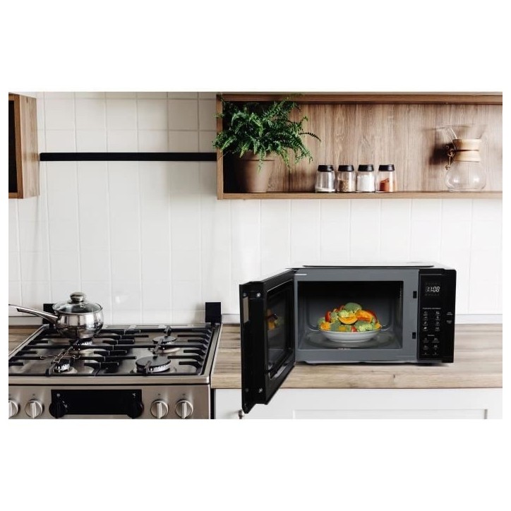 Micro-ondes - CONTINENTAL EDISON - CEMO23BG - Gril - Noir - 1280 W - L48 x H29,3 x P33,7 cm - 23 L Micro-ondes - CONTINENTAL EDISON - CEMO23BG - Gril - Noir - 1280 W - L48 x H29,3 x P33,7 cm - 23 L