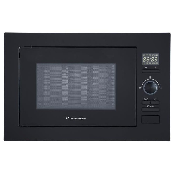 Micro-ondes grill encastrable CONTINENTAL EDISON CEMO25GEB2 Noir L59,5 x H38,8 x P40 cm 25L Micro-ondes grill encastrable CONTINENTAL EDISON CEMO25GEB2 Noir L59,5 x H38,8 x P40 cm 25L