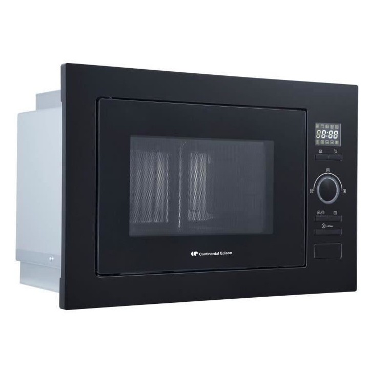 Micro-ondes grill encastrable CONTINENTAL EDISON CEMO25GEB2 Noir L59,5 x H38,8 x P40 cm 25L Micro-ondes grill encastrable CONTINENTAL EDISON CEMO25GEB2 Noir L59,5 x H38,8 x P40 cm 25L