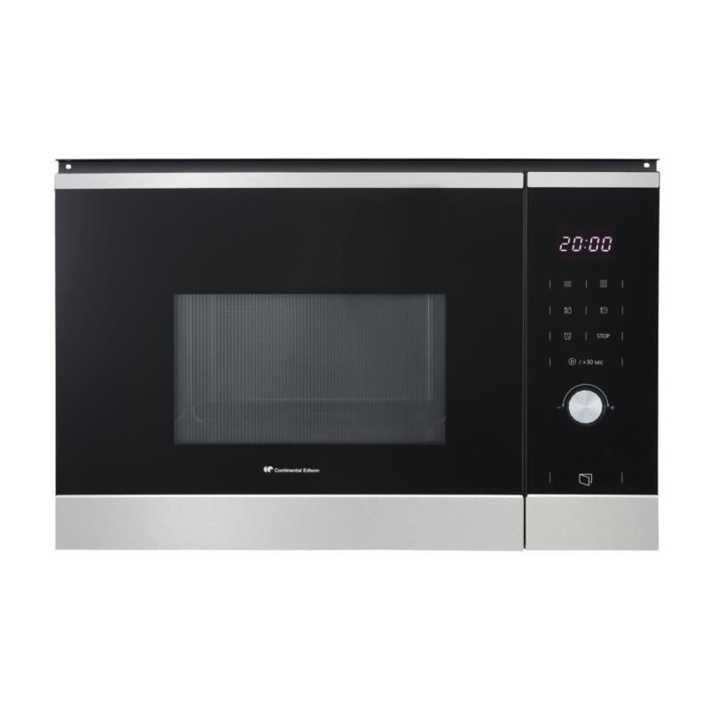 Micro ondes encastrable - CONTINENTAL EDISON - CEMO25GINE - Noir Inox Micro ondes encastrable - CONTINENTAL EDISON - CEMO25GINE - Noir Inox