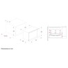 Micro ondes encastrable - CONTINENTAL EDISON - CEMO25GINE - Noir Inox