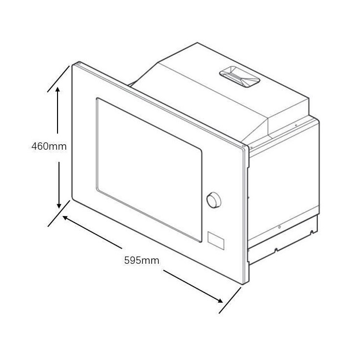 Micro ondes combiné encastrable CONTINENTAL EDISON CEMOC34IXE L59,5 x H46 x P46,8 cm Inox 34L Micro ondes combiné encastrable CONTINENTAL EDISON CEMOC34IXE L59,5 x H46 x P46,8 cm Inox 34L