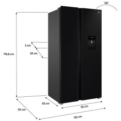 Réfrigérateur américain - CONTINENTAL EDISON - CERA505NFBD - 503 L