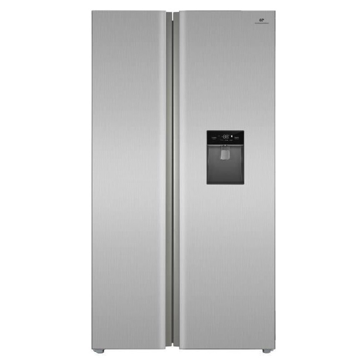 Réfrigérateur américain - CONTINENTAL EDISON - CERA505NFIXD - 503 L - Total No Frost (Sans givre) - Classe D - L92 x H177 cm