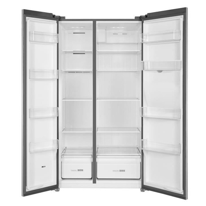 Réfrigérateur américain - CONTINENTAL EDISON - CERA505NFIXD - 503 L - Total No Frost (Sans givre) - Classe D - L92 x H177 cm