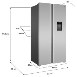 Réfrigérateur américain - CONTINENTAL EDISON - CERA505NFIXD - 503 L